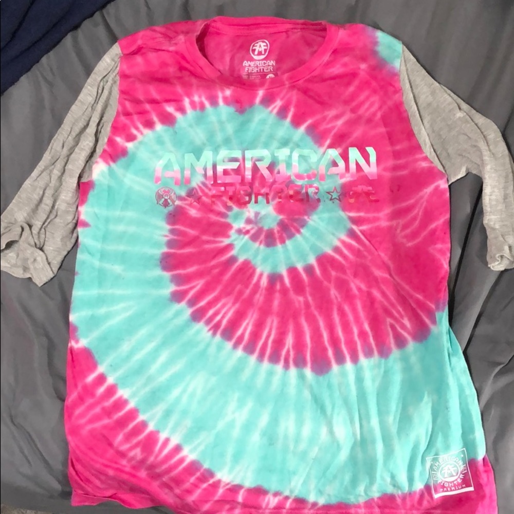 American Fighter 3/4 sleeve Shirt Size XL
